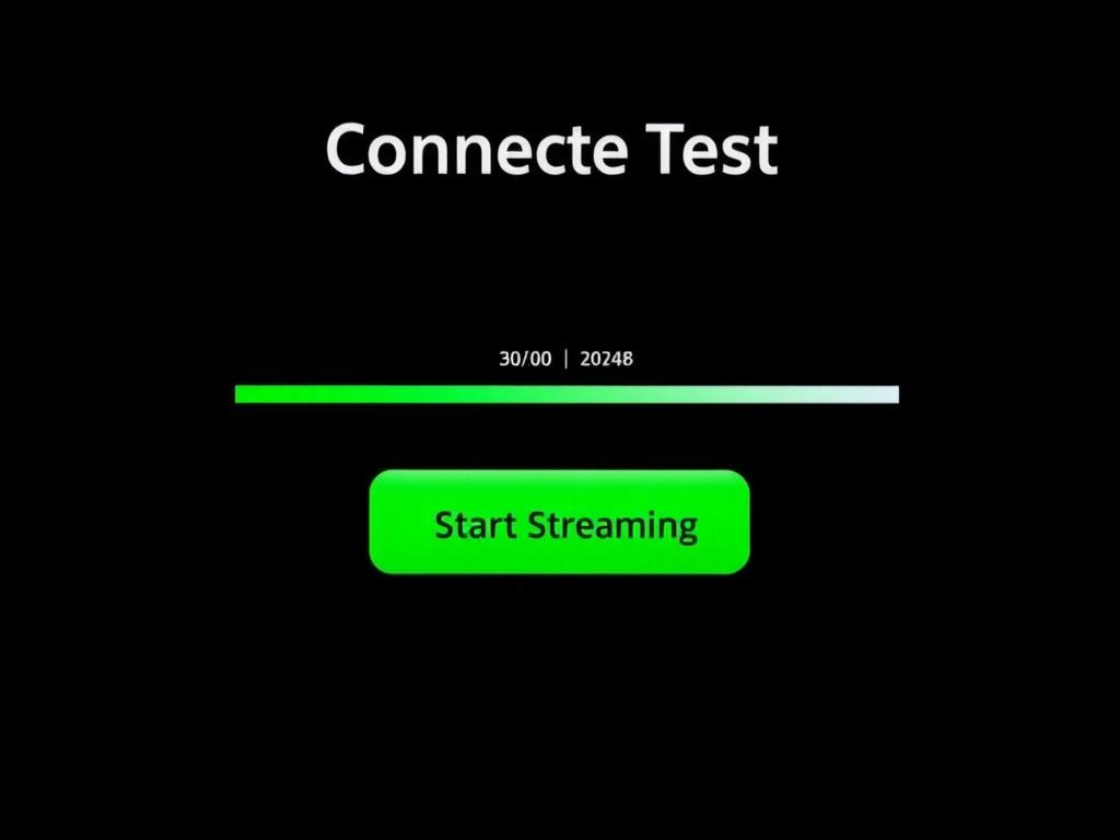 TikTok直播专线连接测试成功界面